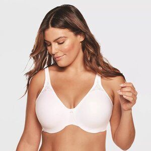 BALI PASSION FOR COMFORT SEAMLESS MINIMIZER UNDERWIRE BRA - NWT - White - 38DD